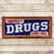 Carpenter Bros. Drugs Candy Soda DS Leaded Stained Glass Lighted Sign Greenville SC