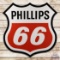 Outstanding 1967 Phillips 66 Gasoline 6' Double Sided Porcelain Sign