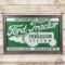 Ford Tractor Ferguson System Wheel Less Implements Authorized Service Double Sided Porcelain Sign