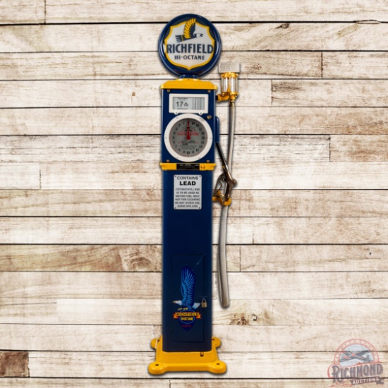 Bowser Xacto Sentry Clock Face Gas Pump Restored Richfield