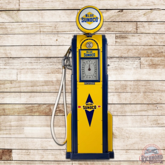 Wayne Model #60 Computing Gas Pump Restored Sunoco Gasoline