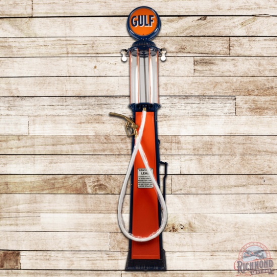 Butler Model #62 10 Gallon Visible Gas Pump Restored Gulf