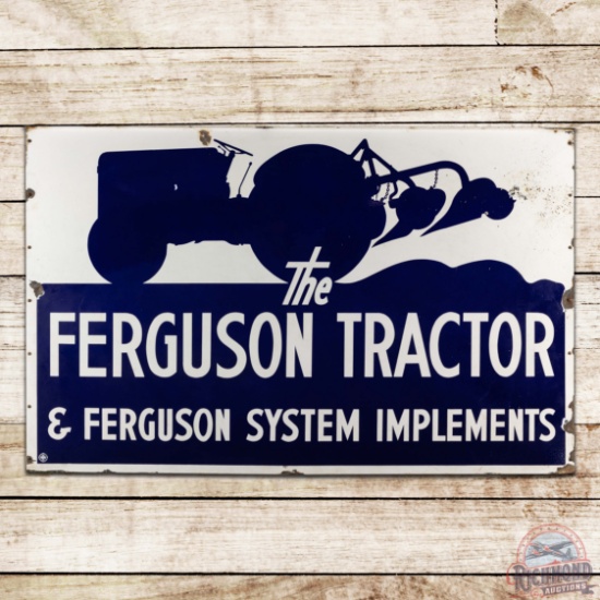 The Ferguson Tractor & Ferguson System Implements Single Sided Porcelain Sign