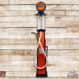 Butler Model #62 10 Gallon Visible Gas Pump Restored Gulf