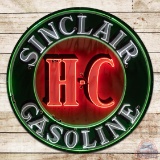Sinclair H-C Gasoline 6' Single Sided Porcelain Neon Logo Sign