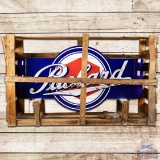 Amazing NOS Packard Single Sided Porcelain Neon Sign w/ Original Wooden Crate