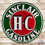 1958 Sinclair H-C Gasoline 6' Double Sided Porcelain ID Sign