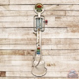Fry Model 17 Five Gallon Visible Gas Pump Restored Red Crown Polarine