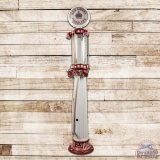 Wayne Roman Column Ten Gallon Visible Gas Pump Restored Red Crown