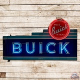 Exceptional Buick Valve in Head Die Cut 6' Double Sided Porcelain Neon Sign