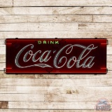 Drink Coca-Cola 10' Single Sided Porcelain Neon Sign w/ 