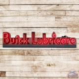 Buick Lubricare 7' Die Cut Single Sided Porcelain Neon Sign