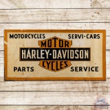 Rare Harley Davidson Motorcycles Servi-Cars Parts Service 48