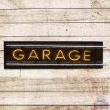 Garage Horizontal Double Sided Tin Neon Sign