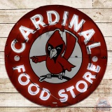 Cardinal Food Stores 6' Single Sided Porcelain Neon Sign