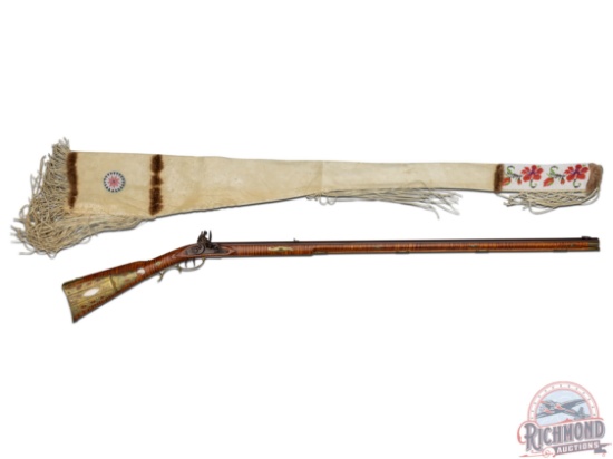 North Carolina Style Contemporary Flintlock Rifle by Louis Smith
