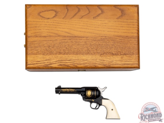 Cased Colt John Wayne Commemorative .45 LC Single Action Army Revolver ...