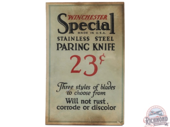 Winchester Screw Driver & Pairing Knife Double Sided Display Sign