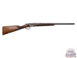 Stunning Parker Bros Del Grego Upgraded AAHE Grade 28 GA Runge Engraved Shotgun with DelGrego Letter