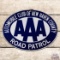 Automobile Club of New Haven County AAA Road Patrol Single Sided Porcelain Sign