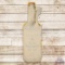 Amazing NOS 1954 Five Brothers Bourbon Whiskey Die Cut Single Sided Tin Bottle Sign w/ Paper