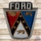 Scarce 1950s Ford Crest Multi-piece SS Metal Logo Sign