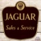 Rare Small Jaguar Sales & Service Sign w/ Logo