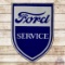 Ford Service Double Sided Porcelain Shield Sign
