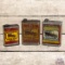 Group of 3 Whiz Top Dye and Decomposer Cans w/ Early Automobiles
