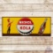 Nichol Kola Single Sided Tin Sign w/ Bottle
