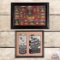 Group of 2 Framed Whiz Automotive Advertising Posters