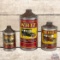 Group of 3 Whiz Metal Polish Automotive Cans