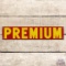 Incredible Deep Rock Gasoline Single Sided Porcelain Pump Plate Sign 