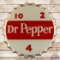 Amazing Dr. Pepper 10-2-4 Single Sided Tin Bottlecap Sign