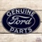Ford Genuine Parts Double Sided Porcelain Sign