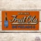 Drink Frui-Ola Beverages Single Sided Tin Sign w/ Bottle