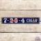 R.G. Sullivan's 7-20-4 Cigar Single Sided Porcelain Sign