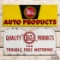 Group of Two Whiz Automotive Products Single Sided Tin Signs