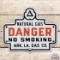 Excellent Cities Service Ark. LA. Gas Co. Danger No Smoking Single Sided Porcelain Sign w/ Logo