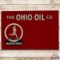 Marathon The Ohio Oil Company SS Tin Sign w/ Running Man