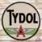 Tydol Flying A Gasoline 6' Double Sided Porcelain ID Sign