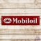 Rare Gargoyle Mobiloil Single Sided Porcelain Sign