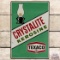 1974 Texaco Crystalite Kerosine Single Sided Tin Gas Pump Plate Sign