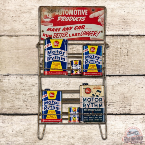 Whiz Automotive Products "Motor Rhythm" Display Rack w/ Cans