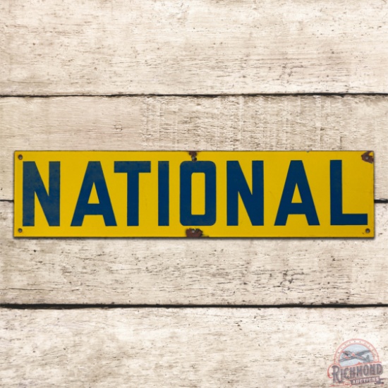 National Single Sided Porcelain Oil Pump Jack Sign