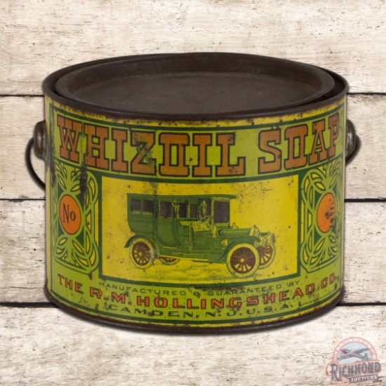 Whizoil Soap Metal Can w/ Early Car
