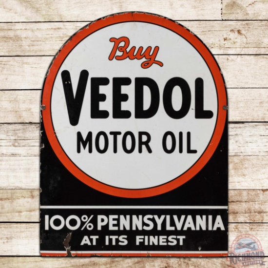 Buy Veedol Motor Oil Double Sided Porcelain Tombstone Sign
