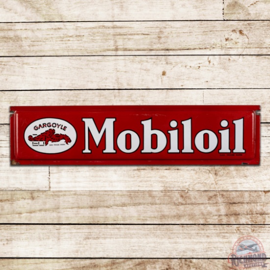 Rare Gargoyle Mobiloil Single Sided Porcelain Sign