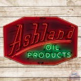 Ashland Oil Products Service Station 6' Single Sided Porcelain Neon Sign