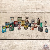 Group of 19 Whiz Advertising Cans & Bottles